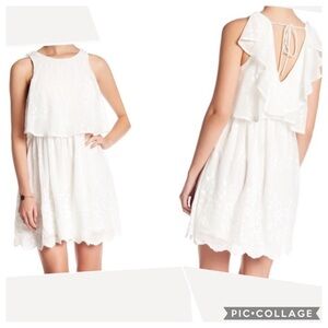 NWT | LOVE RICHE | MEDIUM SLEEVELESS IVORY DRESS